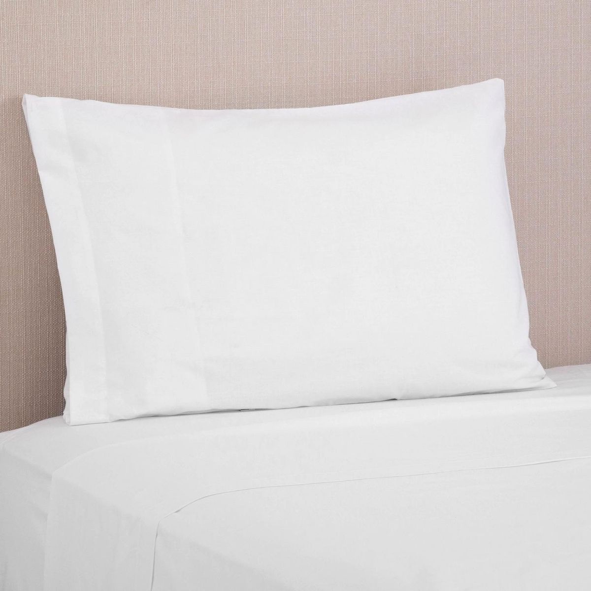 CHITECO - Juego de Sábanas 144 Hilos Blanco