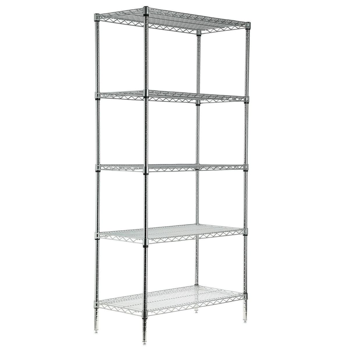 OLYMPIC - Estante  5 Nivel(es) 91x188x46 cm Plateado