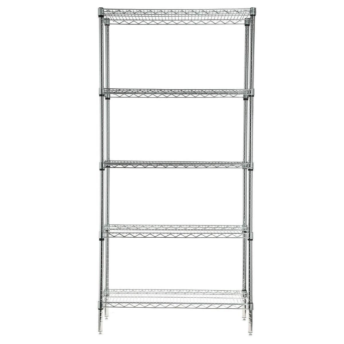 OLYMPIC - Estante  5 Nivel(es) 91x188x46 cm Plateado