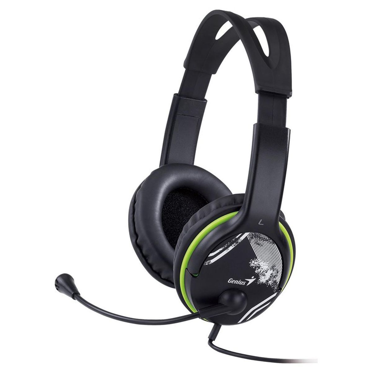 GENIUS - Audífono HS-400 VERDE