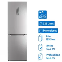 Refrigerador Bottom Freezer No Frost 322 Litros DB60S