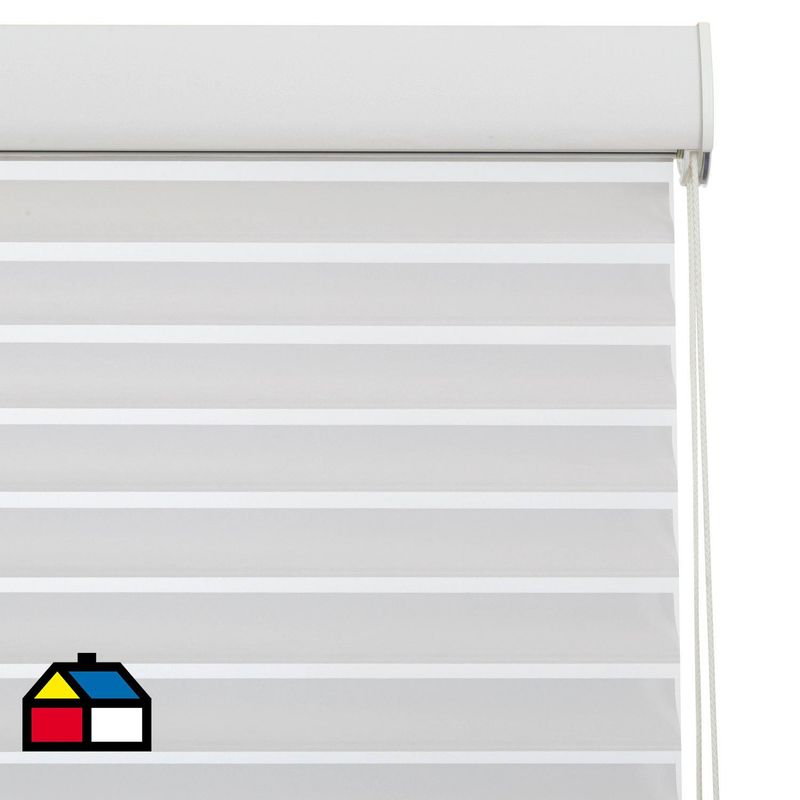 FLEXALUM - Enrollable Nantucket Blackout Blanco Ancho 261a280 cm Alto 181a200 cm