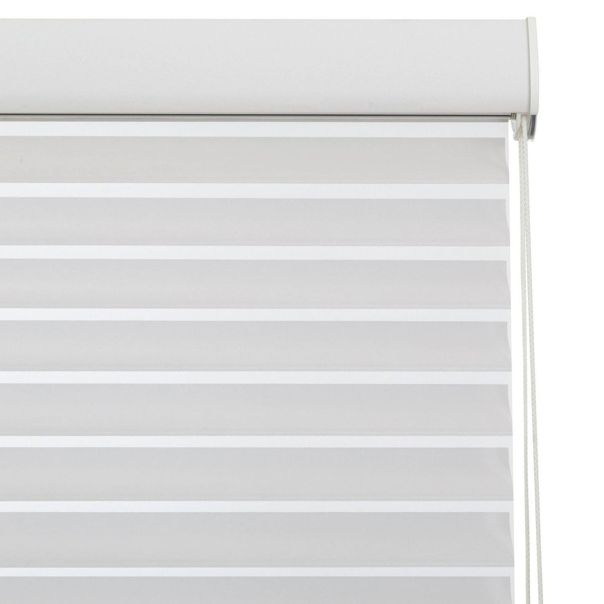 FLEXALUM - Enrollable Nantucket Blackout Blanco Ancho  121a140 cm Alto 41a60 cm