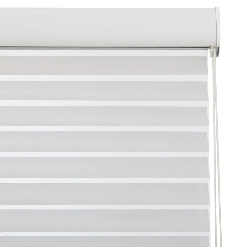 FLEXALUM - Enrollable Nantucket Blackout Blanco Ancho 81a100 cm Alto 81a100 cm