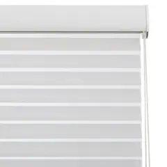 FLEXALUM - Enrollable Nantucket Blackout Blanco Ancho 61a80 cm Alto 261a280 cm
