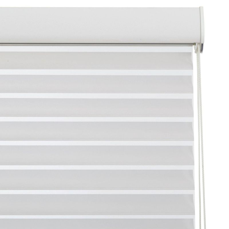 FLEXALUM - Enrollable Nantucket Blackout Blanco Ancho 81a100 cm Alto 121a140 cm