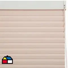 FLEXALUM - Cortina Blackout Trigo Ancho 281a310cm Alto 61a80cm