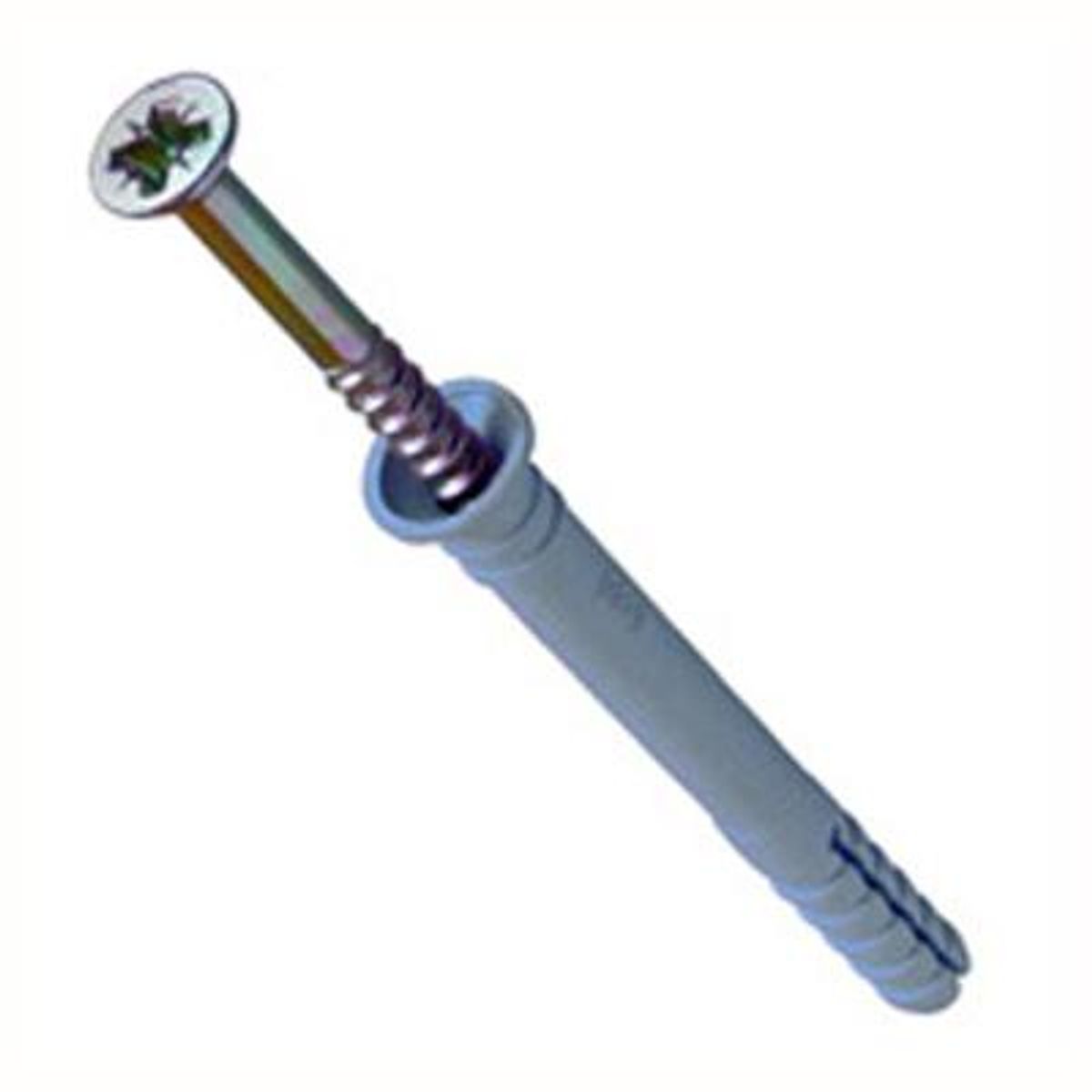 FIXSER - Tarugo con tornillo 5 mm 8 unidades