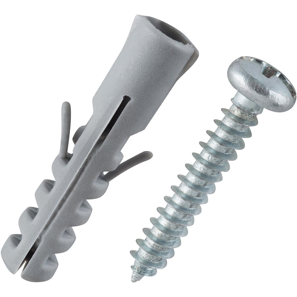 FIXSER - Tarugo con tornillo 6 mm 6 unidades