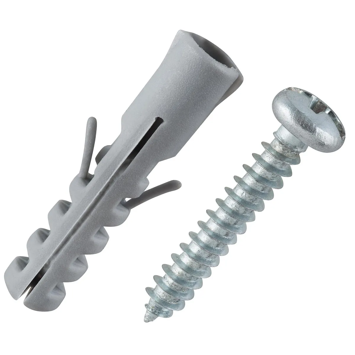 FIXSER - Tarugo con tornillo 5 mm 25 unidades