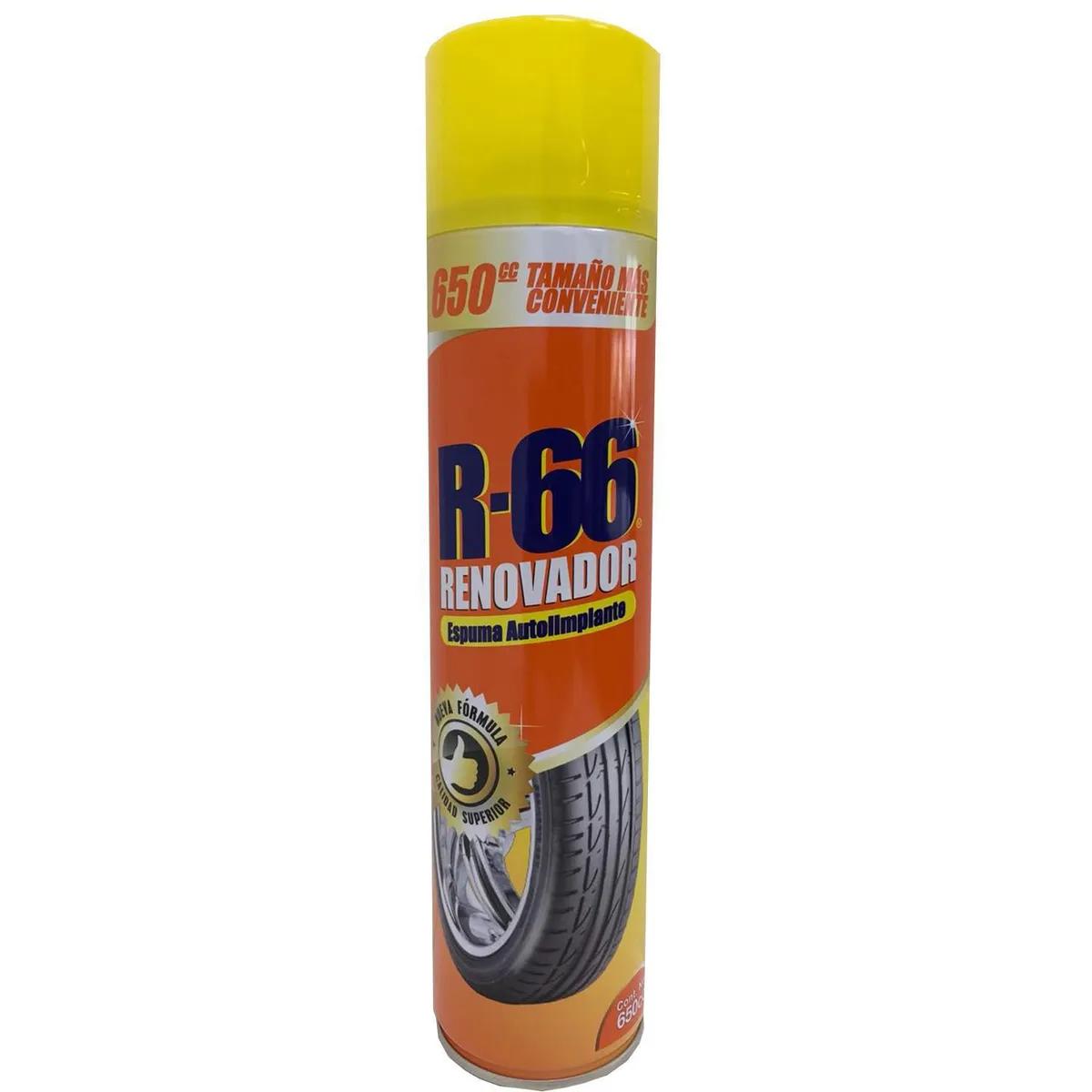 R 66 - Renovador de Neumáticos R-66 650 ml Protección y Brillo Duradero