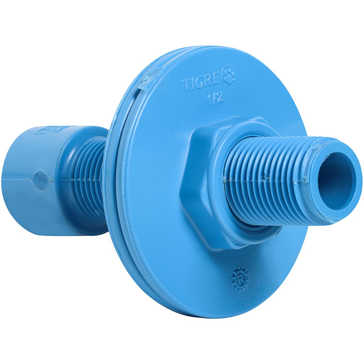 TIGRE - Salida estanque PVC-P CEM/HE 20mm x 1/2" 1u