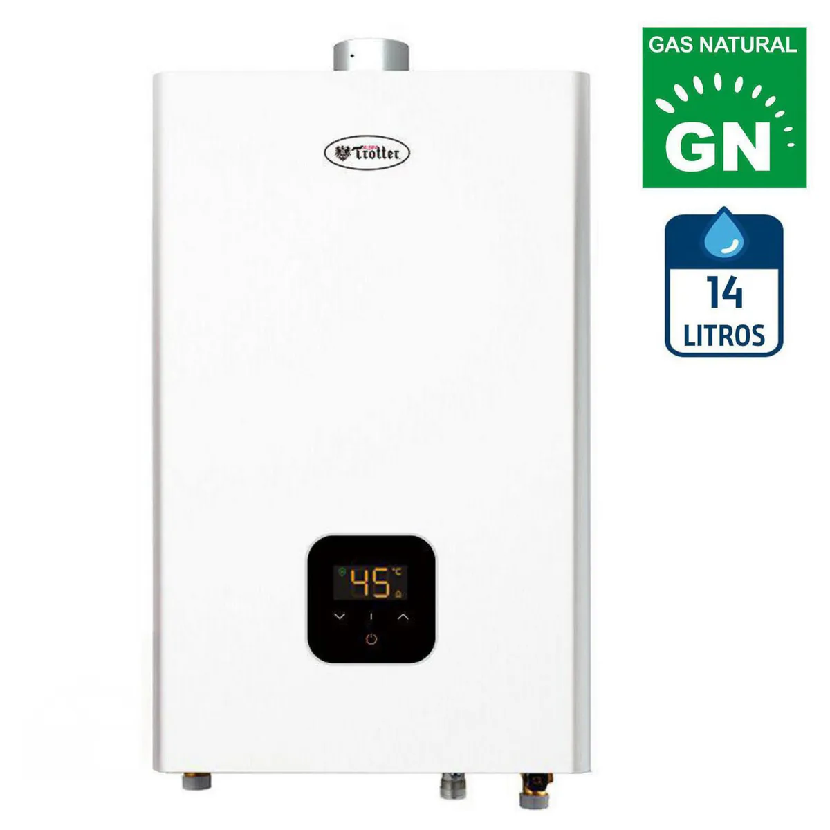 ALBIN TROTTER - Calefont Gas Natural 14 Litros Tiro Forzado Ionizado