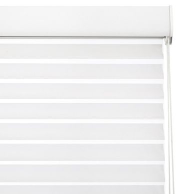 Cortina Enrollable Nantucket Traslcida Blanco Instalada Ancho entre 61 cm a 80 cm Alto 261 cm a 280 cm