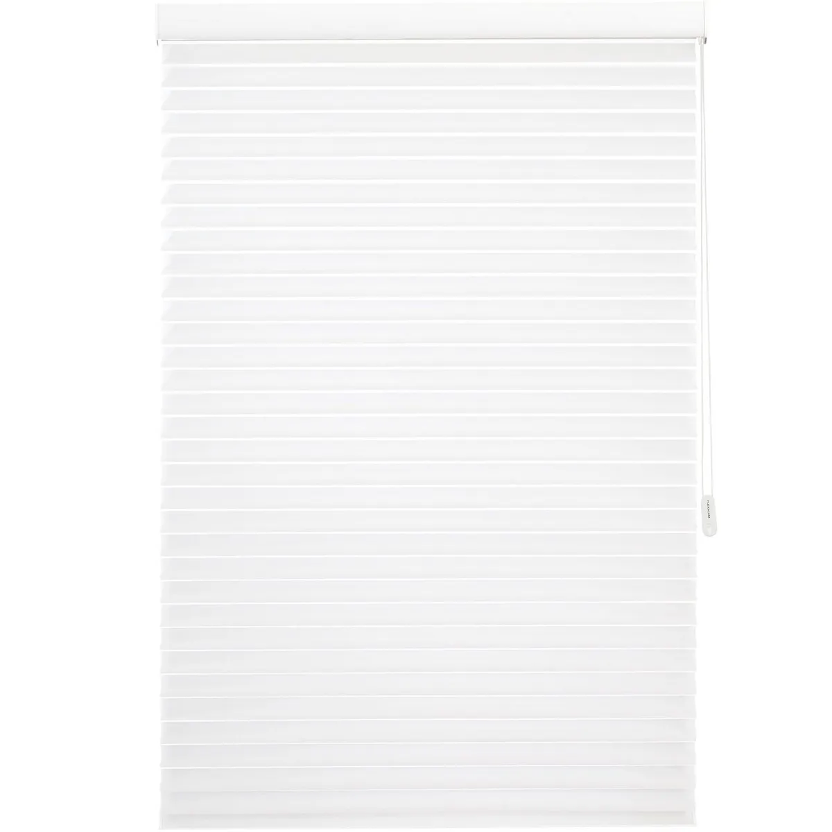 FLEXALUM - Cortina Enrollable Nantucket Traslúcida Blanco Instalada Ancho entre 281 cm a 304 cm Alto 241 cm a 260 cm