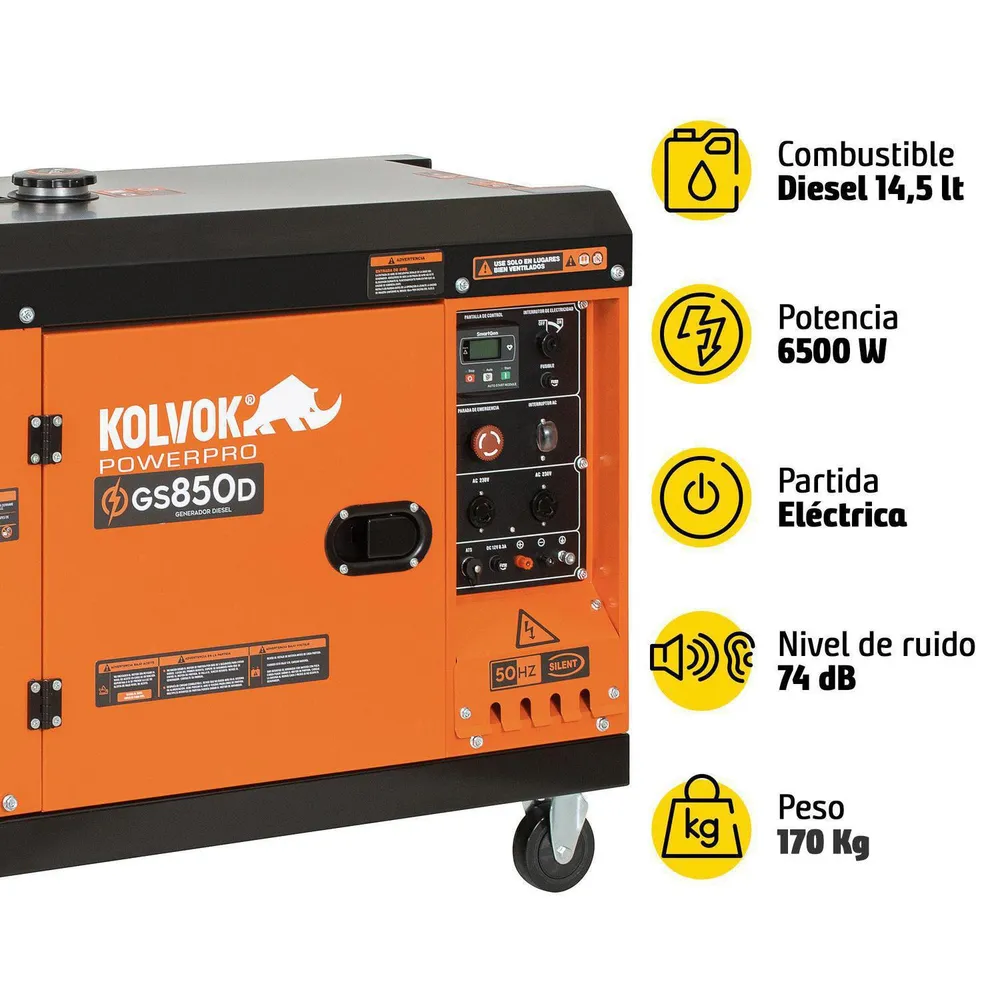 Kolvok GS850D Diésel, foto 10