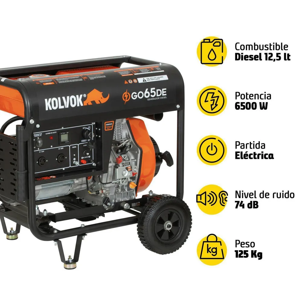Kolvok GO65DE Diésel, foto 11