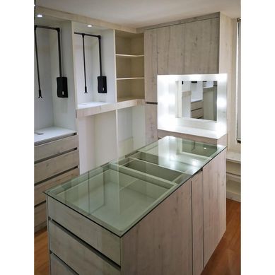 Walk In Closet Color Alaska 160cm de Largo 55cm de Fondo 240cm de Alto