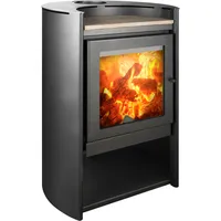 Estufa Leña Rondo 490 Gris charcoal