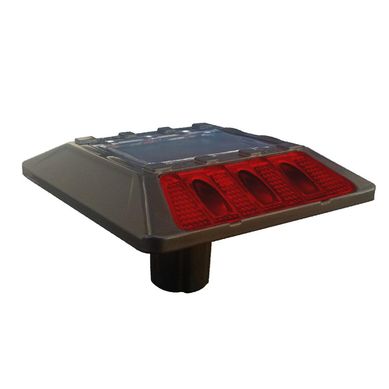 Tacha Solar Con Vstago Rojo