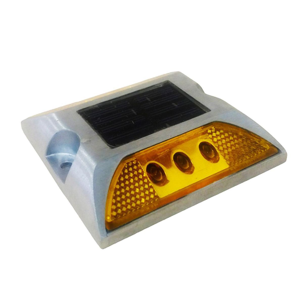 LORENZINI - Tacha Reflectante Solar Sin Vástago Señalización Vial