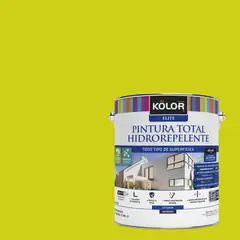 KOLOR - Esmalte al Agua Hidrorepelente 1 galón(es) Satinado Verde Marza
