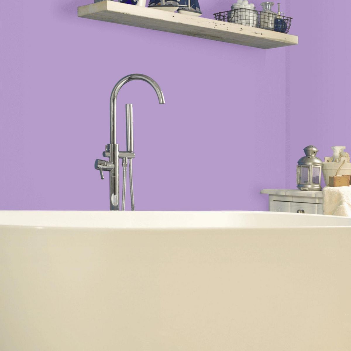 KOLOR - Esmalte al Agua Hidrorepelente 1 galón(es) Satinado Morado Patiala