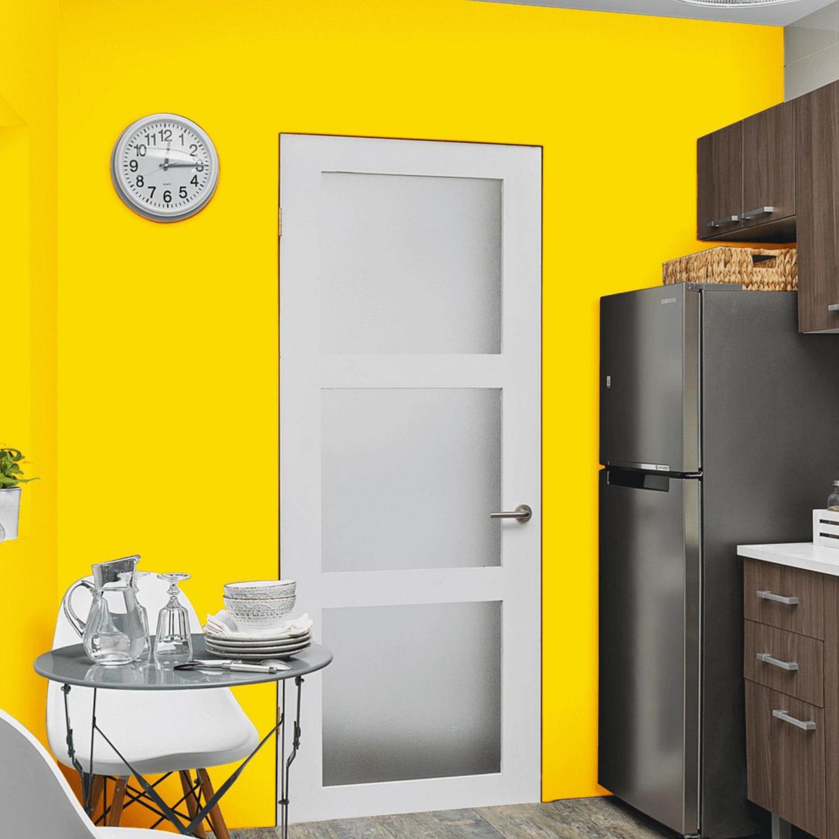 KOLOR - Esmalte al Agua Hidrorepelente 1 galón(es) Satinado Amarillo Guspini