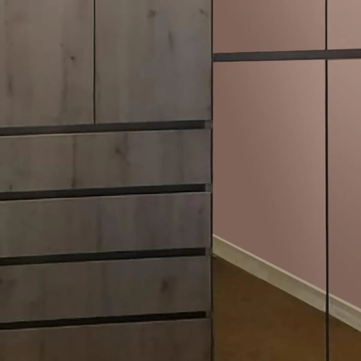 JUST HOME COLLECTION - Closet color Alaska 350 cm de Largo 55 cm de Fondo 240 cm de Alto