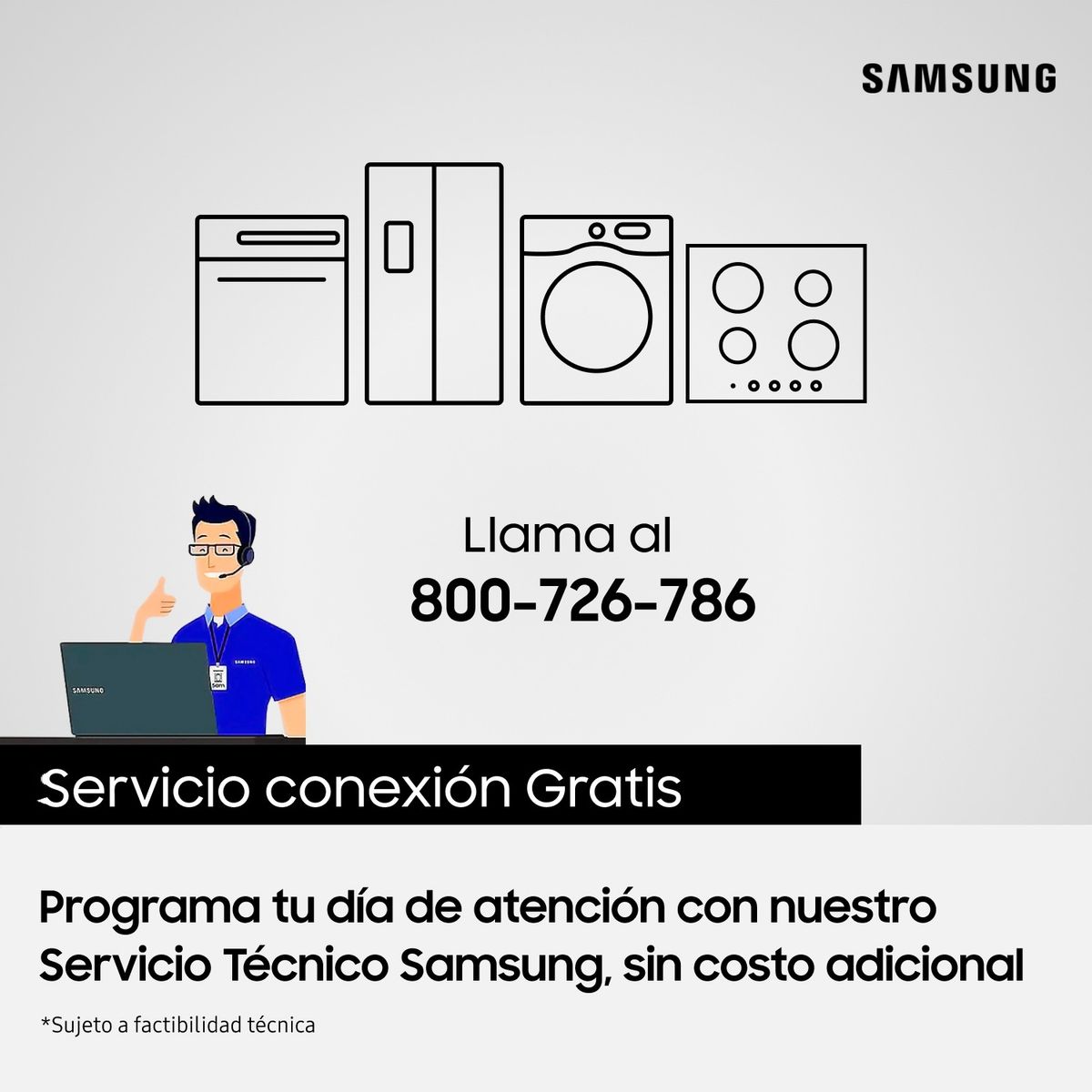SAMSUNG - Encimera Vitrocerámica 4 Platos Negro CTR264KC01/BG
