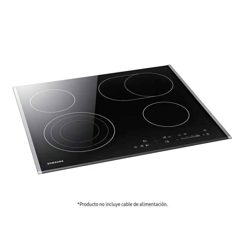 SAMSUNG - Encimera Vitrocerámica 4 Platos Negro CTR264KC01/BG
