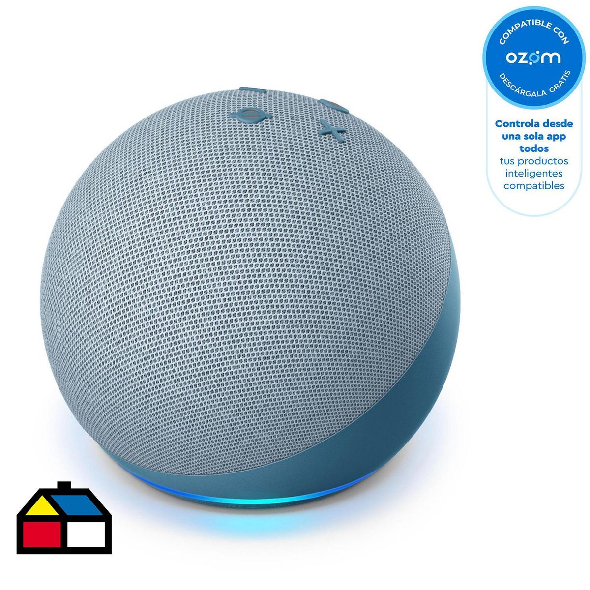 AMAZON - Asistente Amazon Echo Dot 4 Generación Twilight Blue
