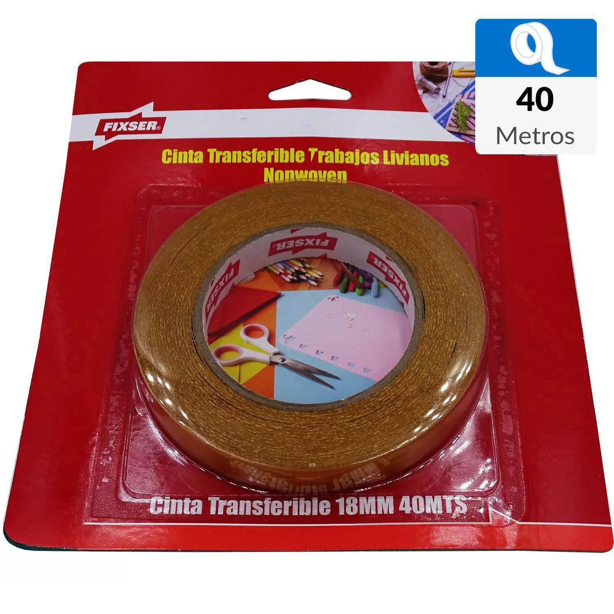 FIXSER - Cinta transferible 18mmx40m 1 unidad
