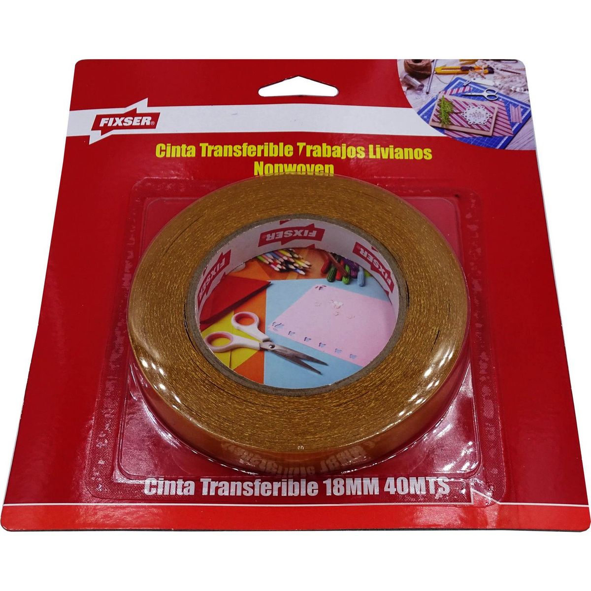 FIXSER - Cinta transferible 18mmx40m 1 unidad