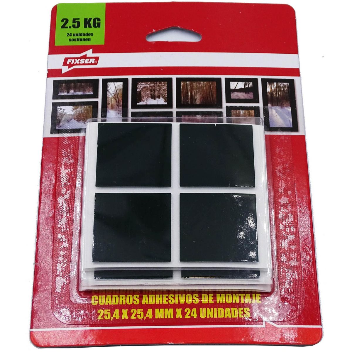FIXSER - Cuadradros montaje pesado 24 unidades