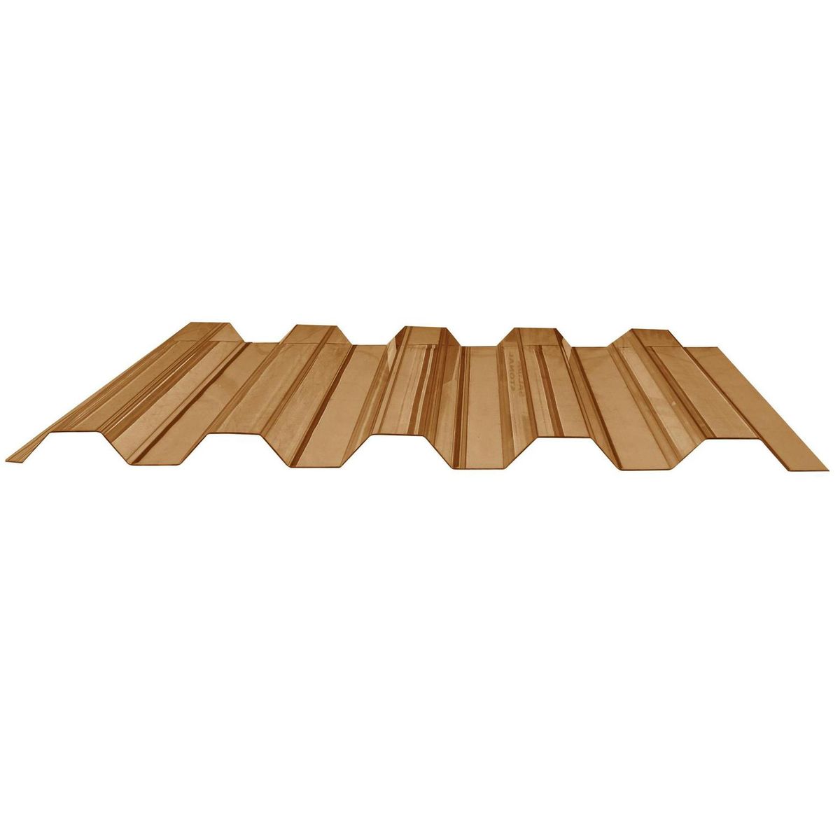 DVP - Plancha Policarbonato  0.5 mm 81x300 cm Bronce