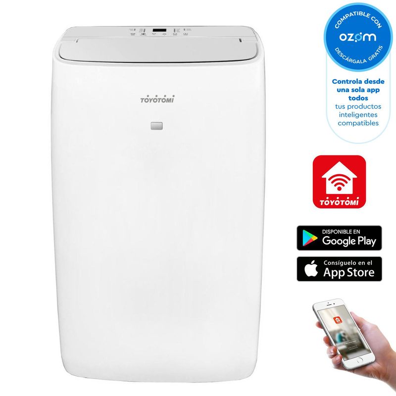 TOYOTOMI - Aire acondicionado portátil 14.000 BTU Wifi
