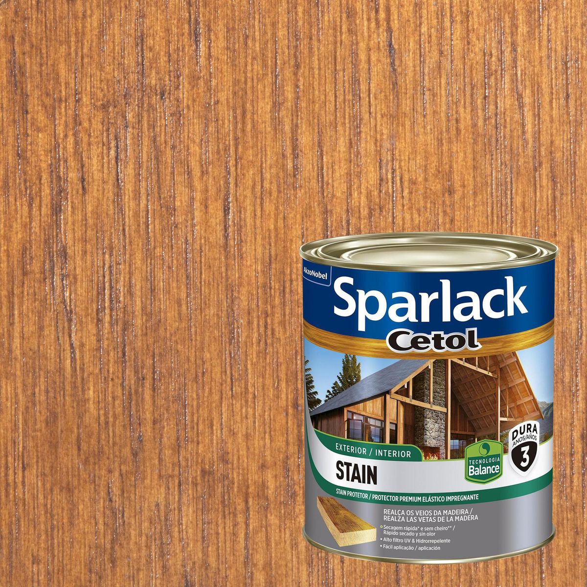 SPARCO - Sparlack Stain Satinado 0.9 l Natural