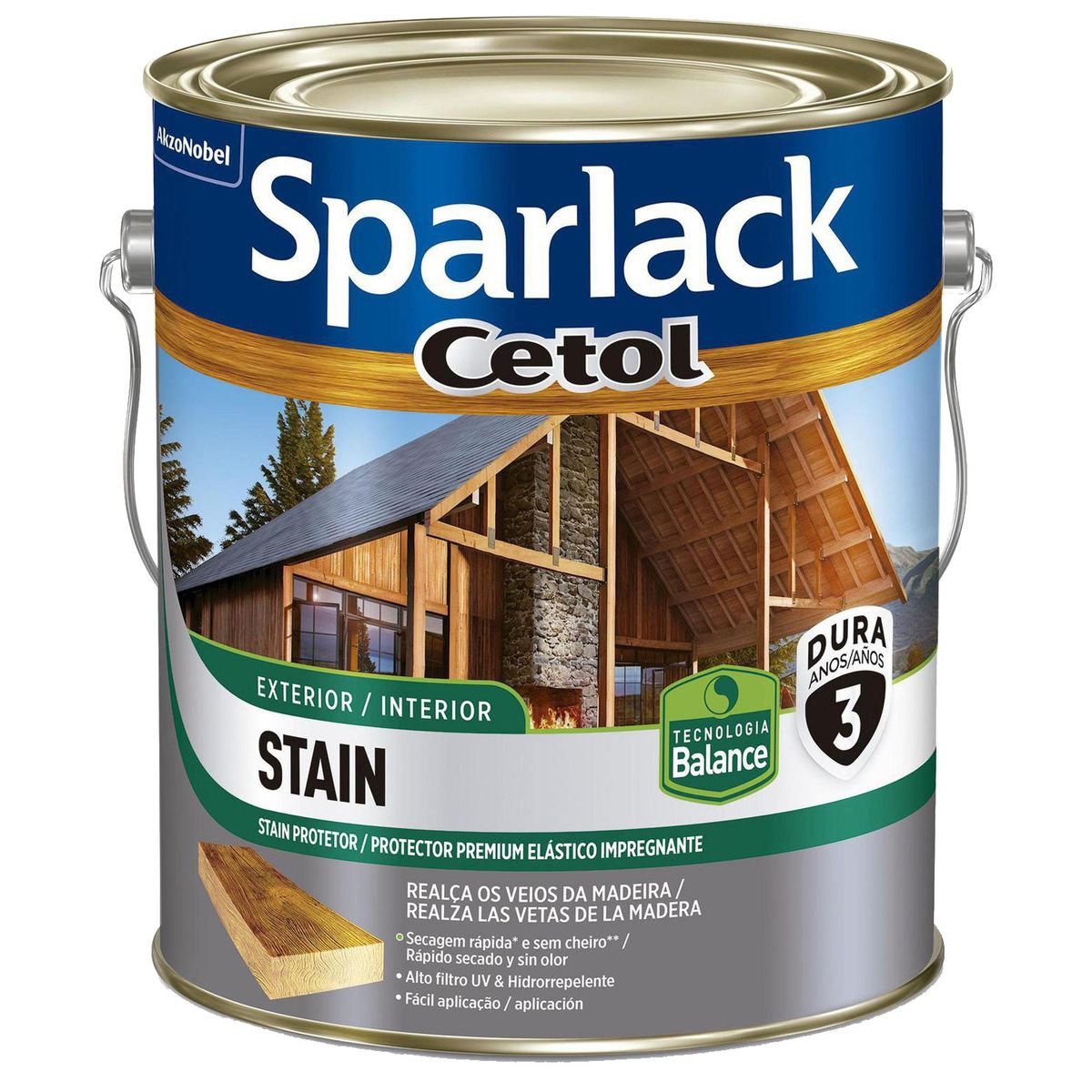 SPARCO - Sparlack Stain Satinado 1 galón(es) Mogno