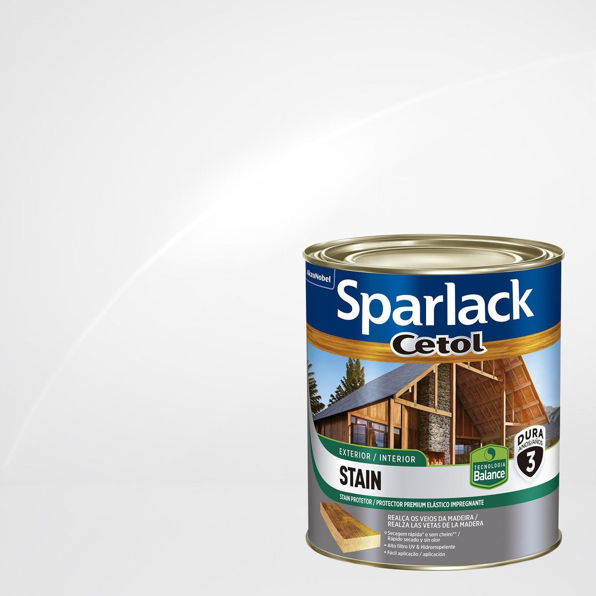 SPARCO - Sparlack Stain Uv Satinado 0.9 l Incoloro UV Glass