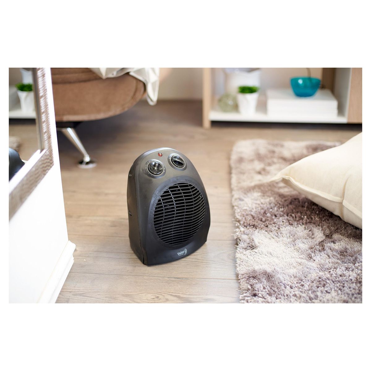 VALORY - Termoventilador Eléctrico 1800 W FH403 Negro