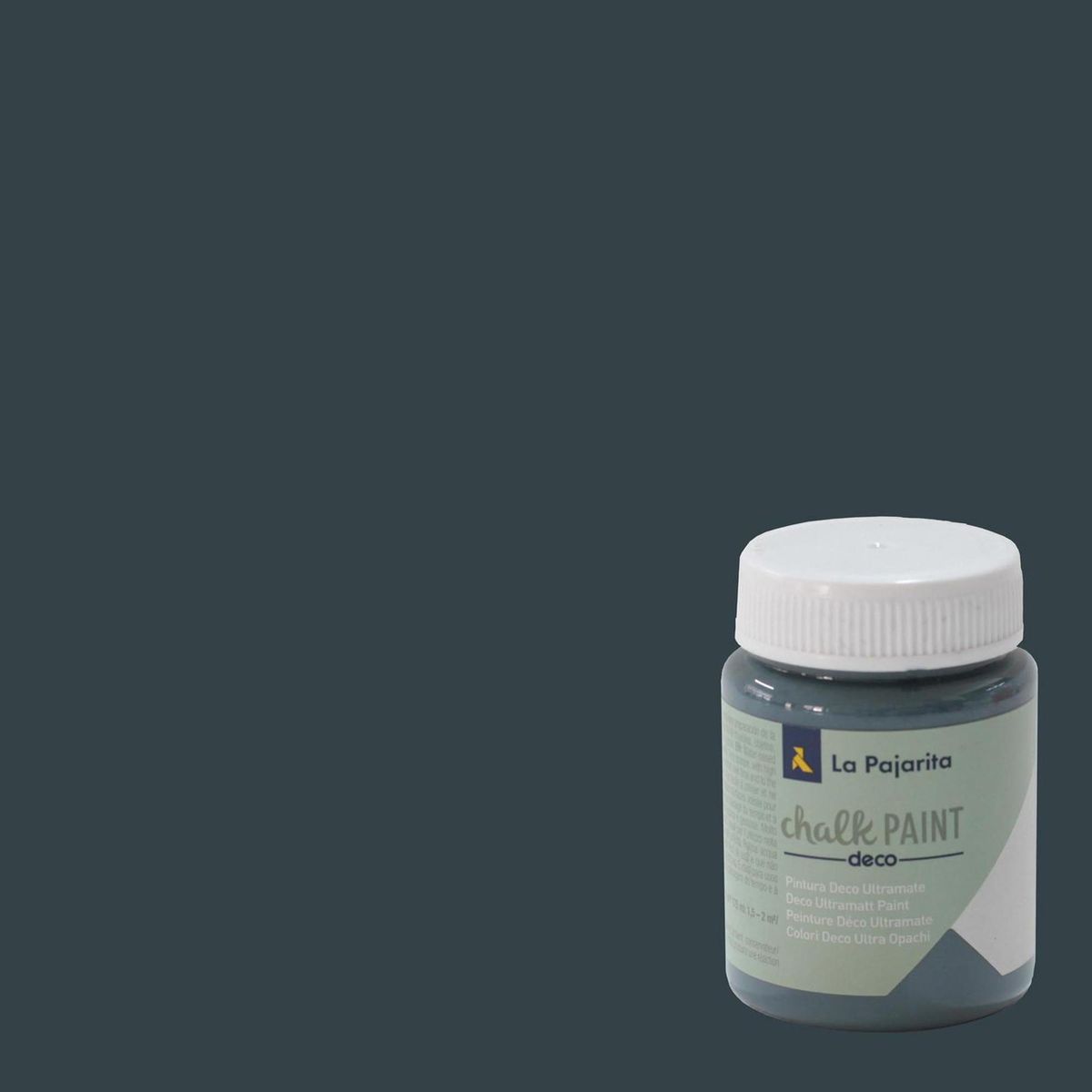 PINTURAS LA PAJARITA - Pintura Acabado Tiza Azul Midnight Blue 0.075 l