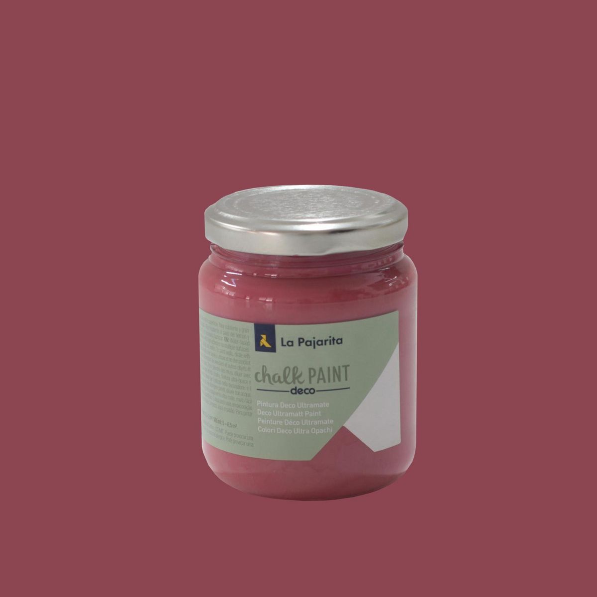 Pintura Acabado Tiza Rojo Fresa Boho 0.175 l, marca PINTURAS LA PAJARITA - Foto 2