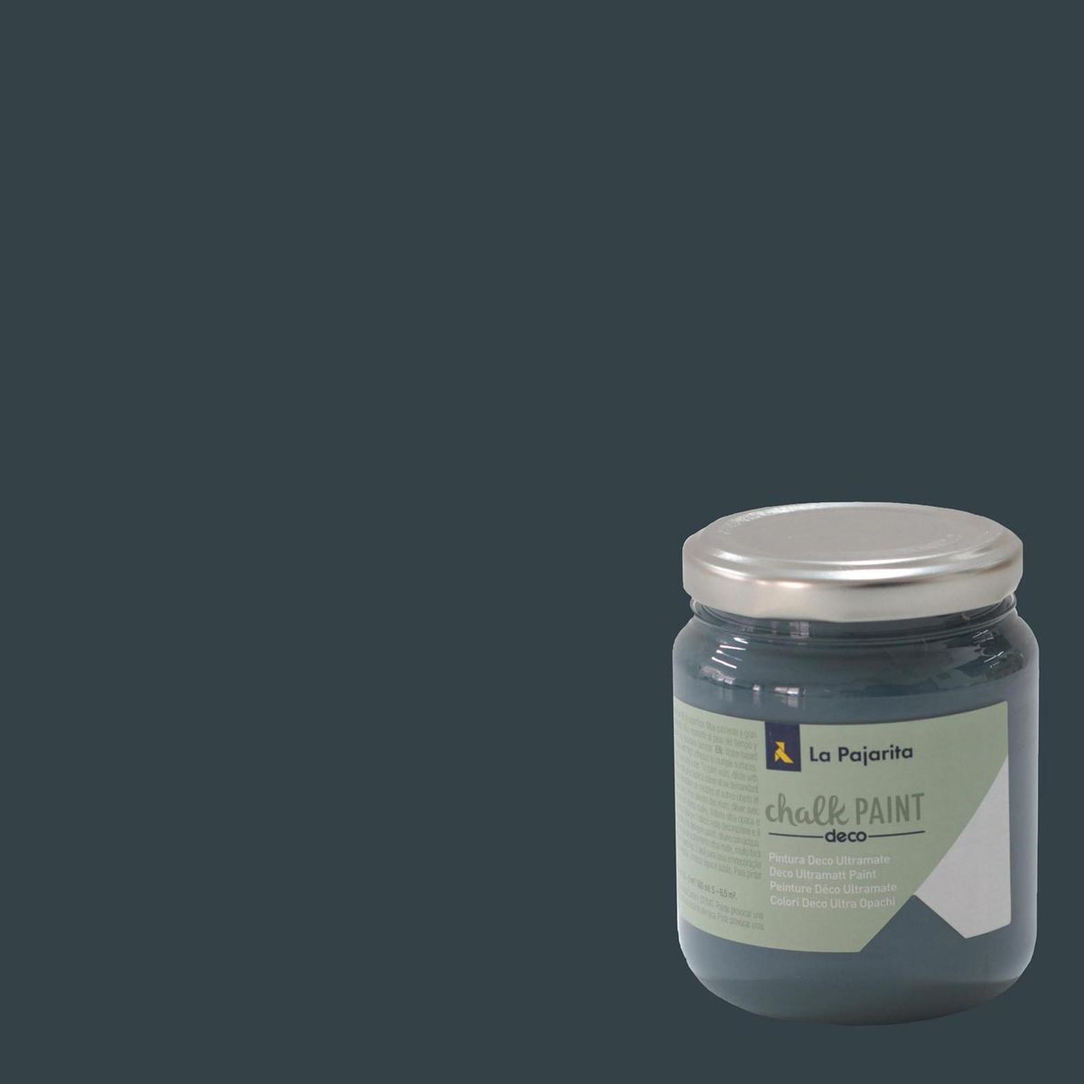 PINTURAS LA PAJARITA - Pintura Acabado Tiza Azul Midnight Blue 0.175 l
