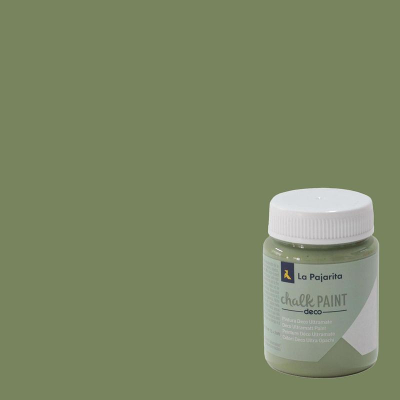 PINTURAS LA PAJARITA - Pintura Acabado Tiza Verde Verde Bambu 75 ml