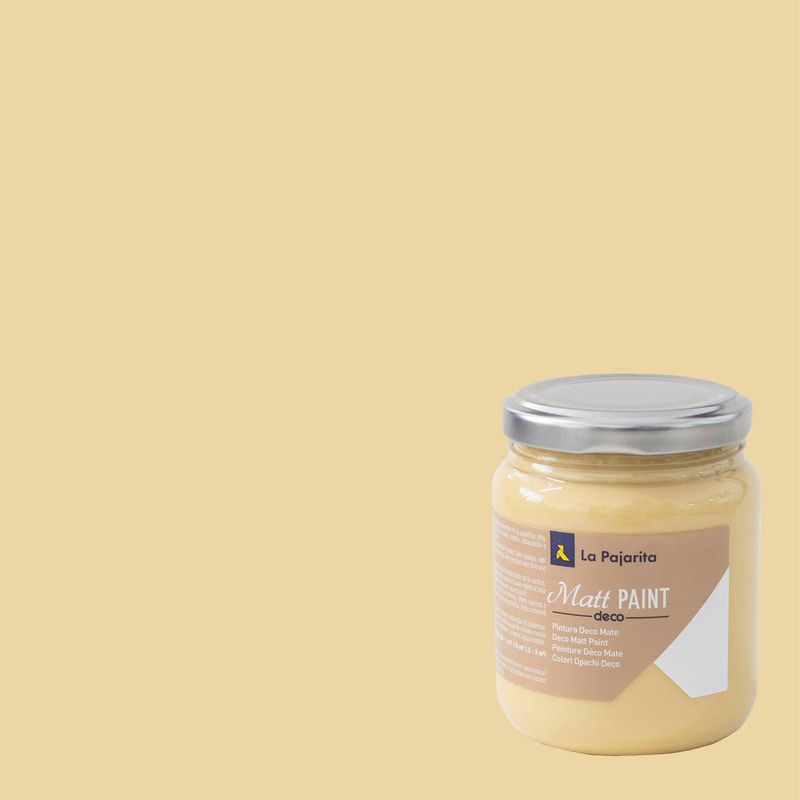 PINTURAS LA PAJARITA - Pintura Deco Matte Amarillo Sunlight 175 ml