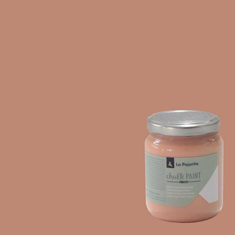 PINTURAS LA PAJARITA - Pintura Acabado Tiza Naranjo Peach 175 ml