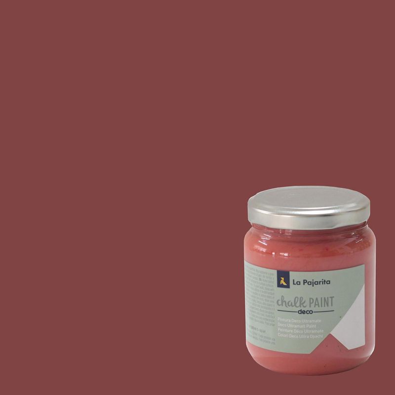 PINTURAS LA PAJARITA - Pintura Acabado Tiza Naranjo Marsala 175 ml