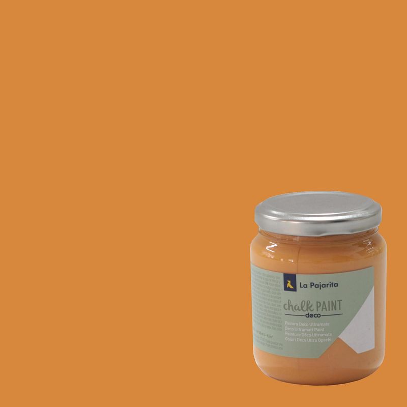 PINTURAS LA PAJARITA - Pintura Acabado Tiza Naranjo Sunset 175 ml