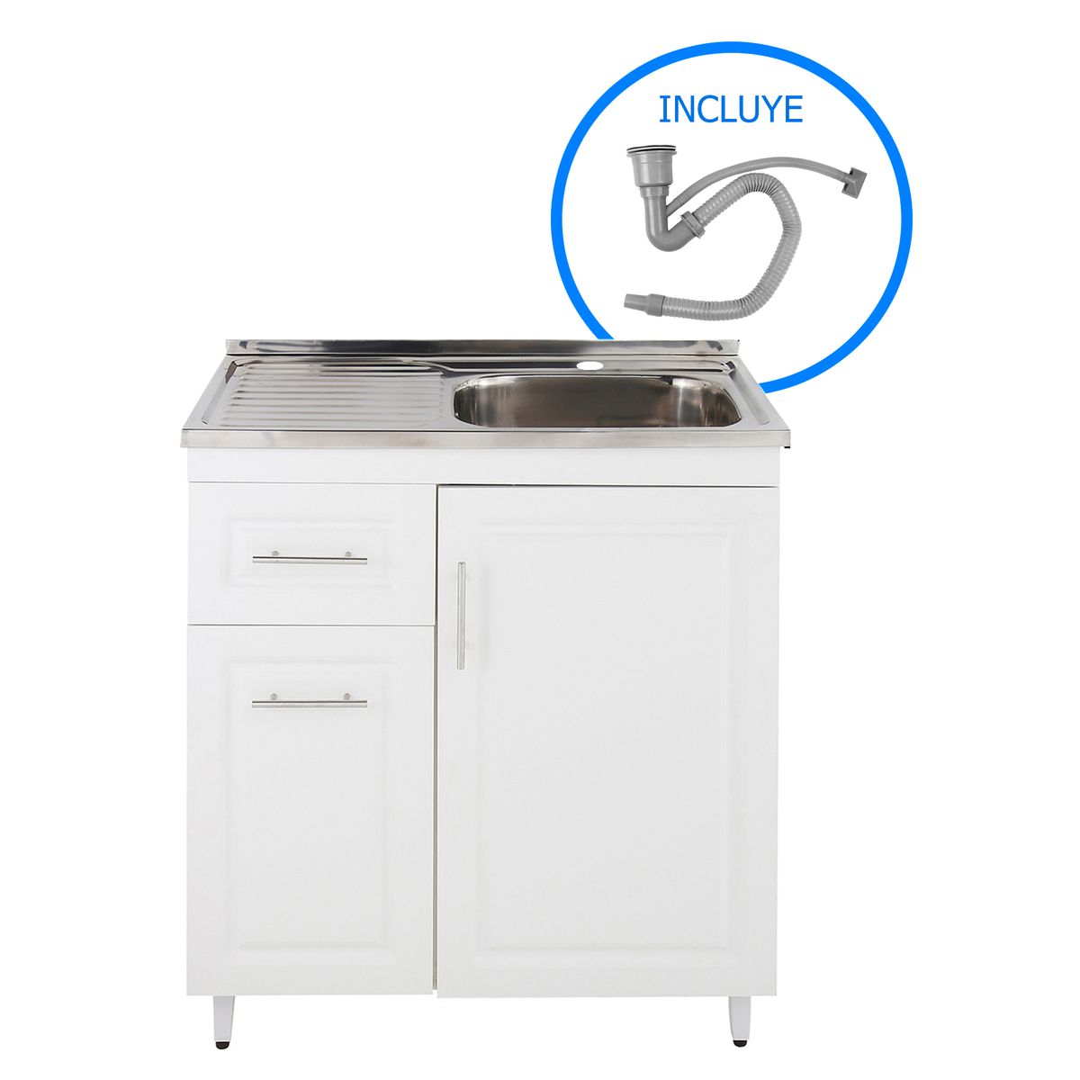 DOMSA - Kit mueble lavaplatos PI-80 80x50x80 cm